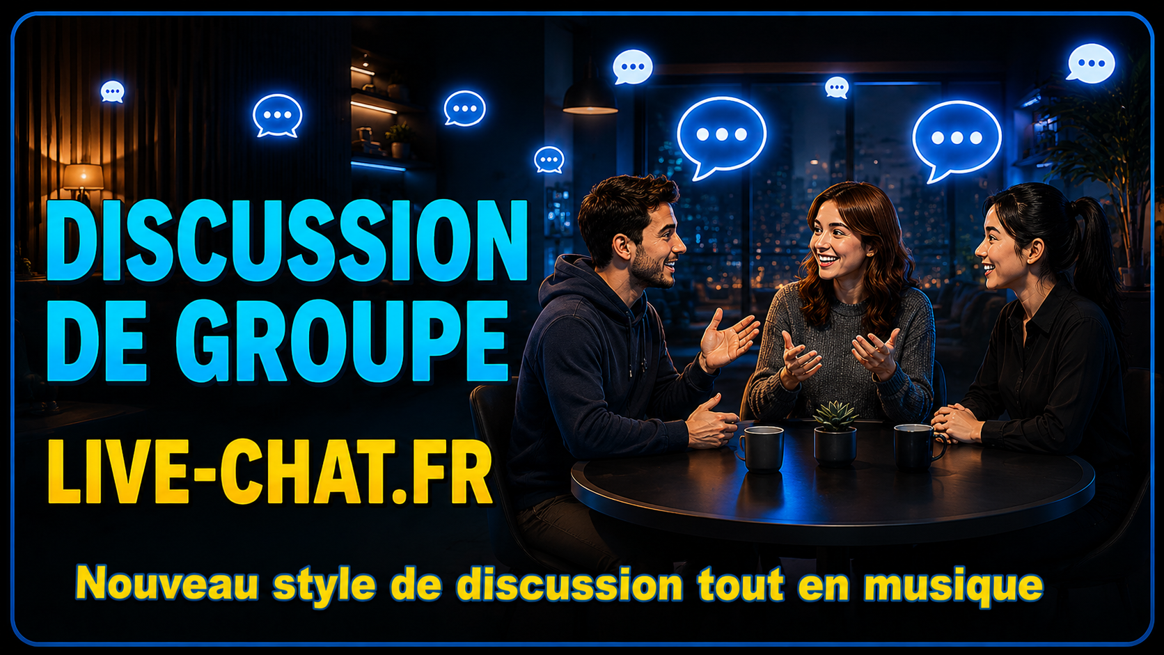 Discussion de groupe Live-Chat.fr