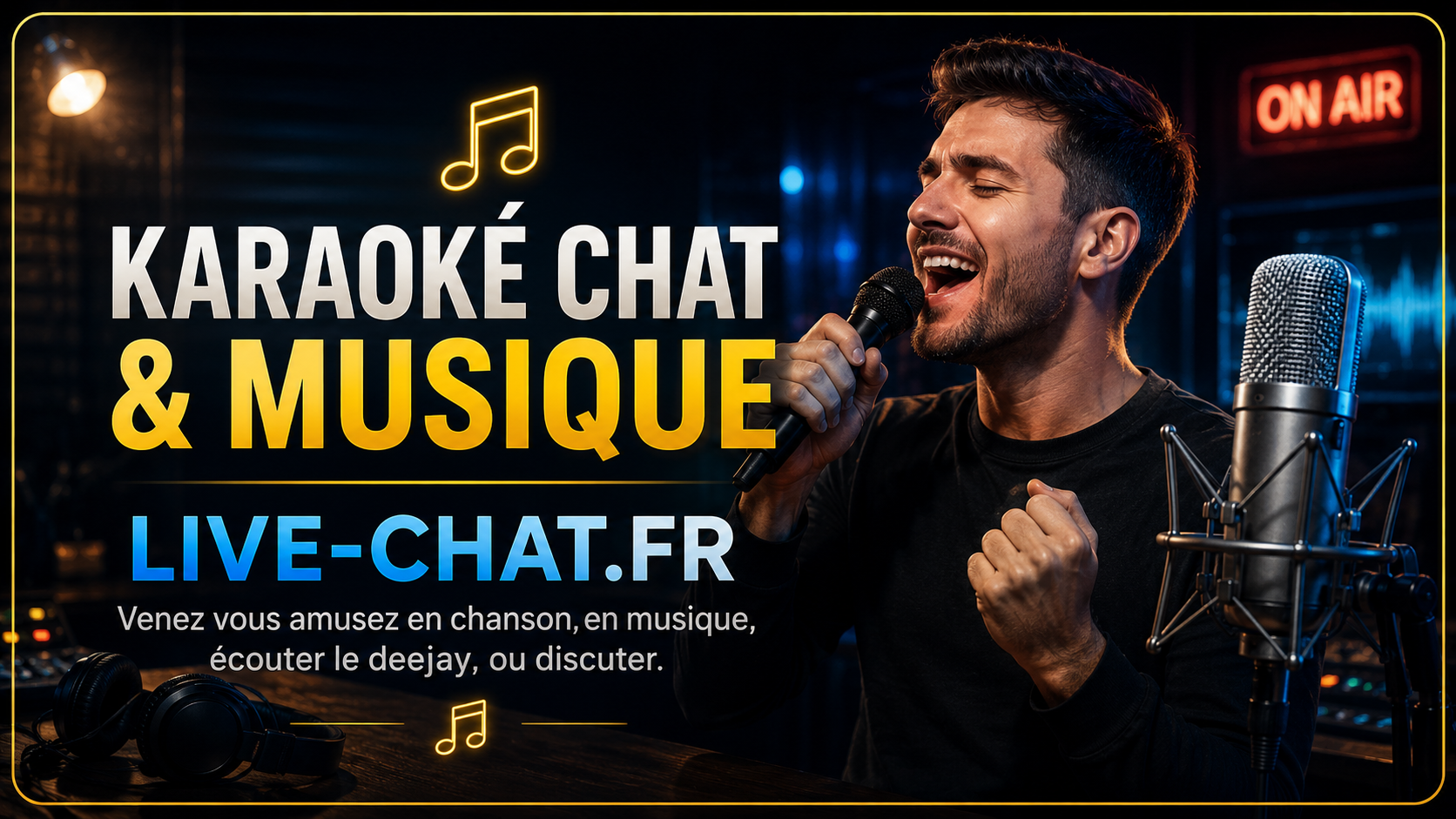 Karaoké chat et music Live-Chat.fr